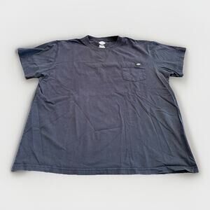 Dickies Mens Navy Short Sleeve Cotton Pocket T-Shirt Size XXL 2XL